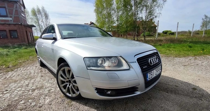 Audi A6 cena 22900 przebieg: 335000, rok produkcji 2004 z Karlino małe 704